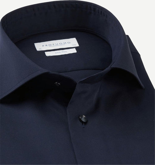 Profuomo shirt slim fit donkerblauw