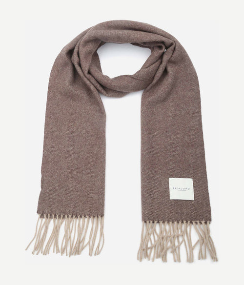 Profuomo sjaal lamswol brown