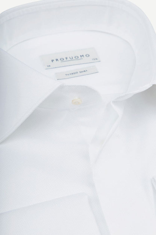 Profuomo smokingshirt wit | Slim-fit
