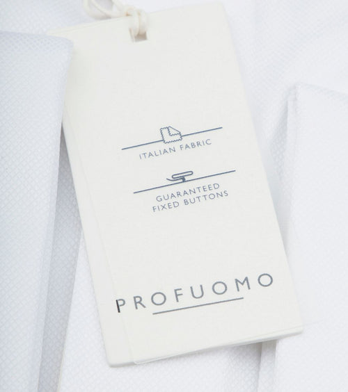 Profuomo smokingshirt wit | Slim-fit