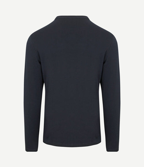 Longsleeve t-shirt donkerblauw