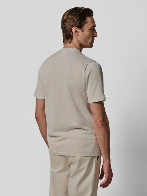T-shirt knitted ecru