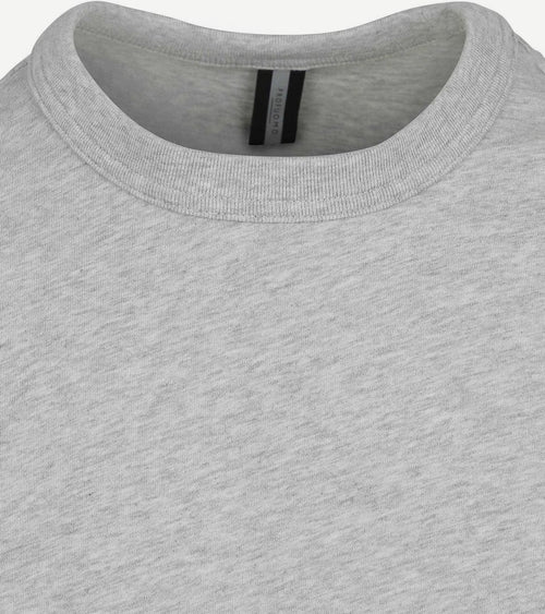 Profuomo t-shirt grijs melange | Regular-fit