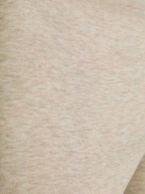 T-shirt knitted beige