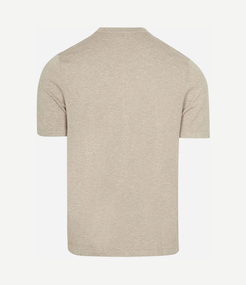 T-shirt knitted beige