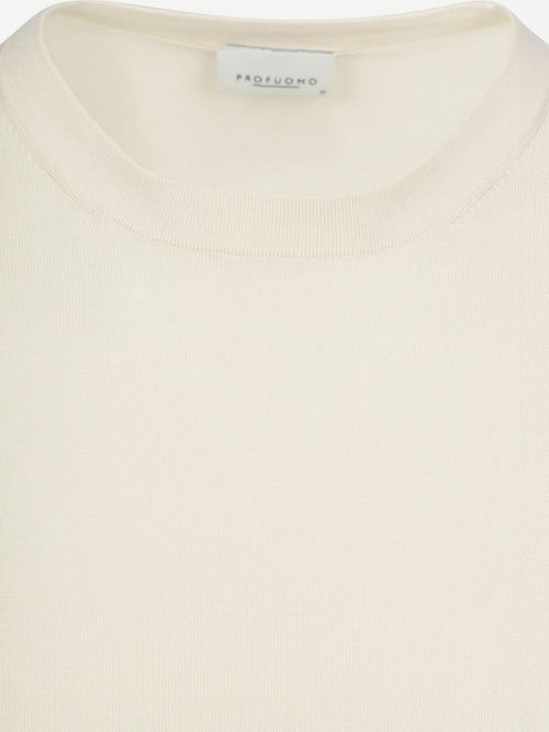 T-shirt knitted ecru