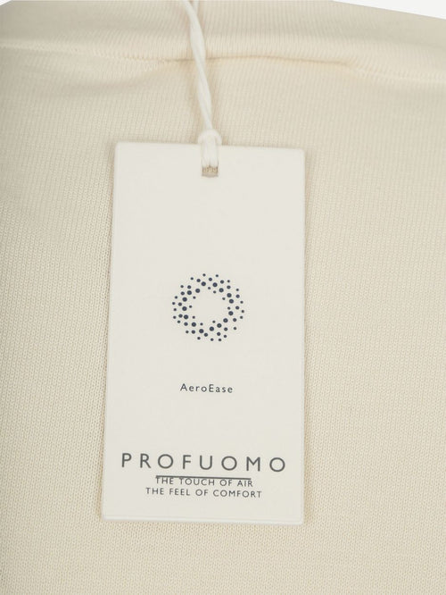 T-shirt knitted ecru