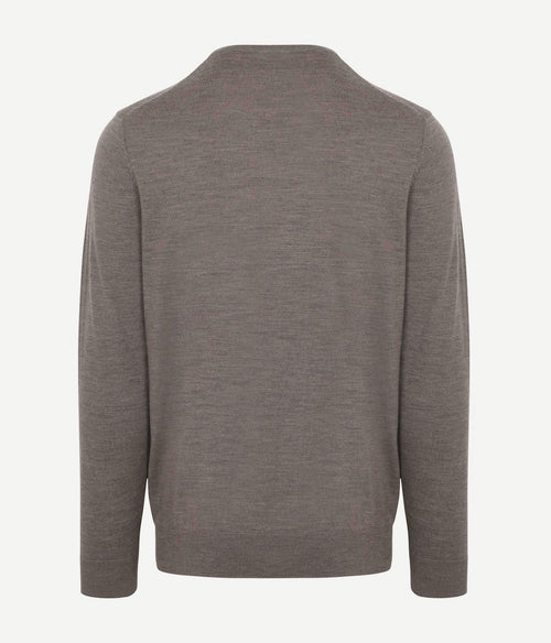 Profuomo pullover merinowol taupe