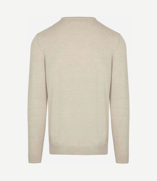Pullover merinowol beige