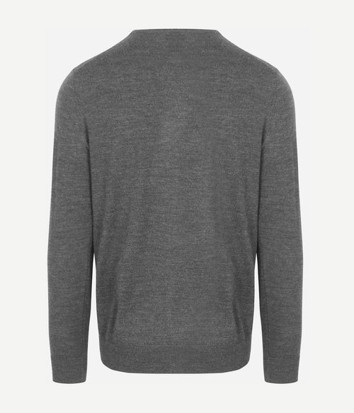 Pullover merinowol grijs