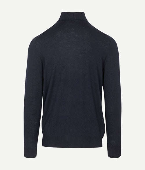 Profuomo turtleneck trui merino donkerblauw Steppin' Out