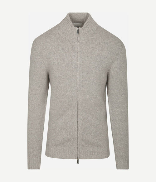 Profuomo vest boiled wol grijs