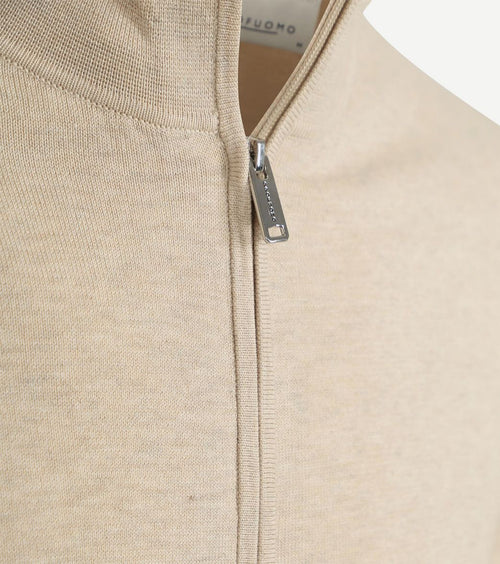 Profuomo vest luxury basic ecru