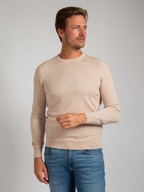 Merino pullover ecru