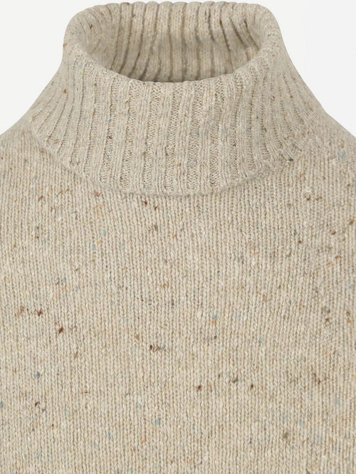 Coltrui donnegal tweed eco wool beige