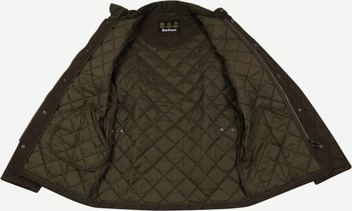 Quilted jas barbour chelsea olijfgroen | Regular-fit
