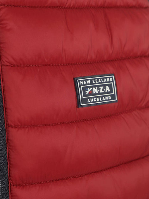 NZA bodywarmer puffer cherry red