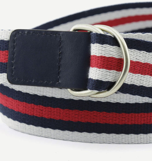 Tape riem streep rood donkerblauw