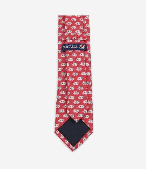 Stropdas zijde paisley rood