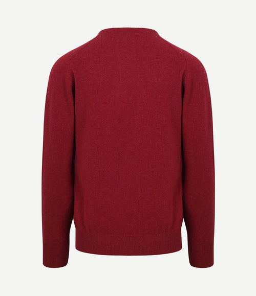 Pullover lamswol o poppy mellange
