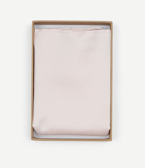 Zijde pochet apricot roze