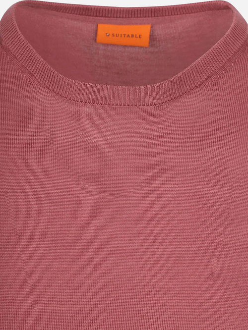 Merino pullover mauve