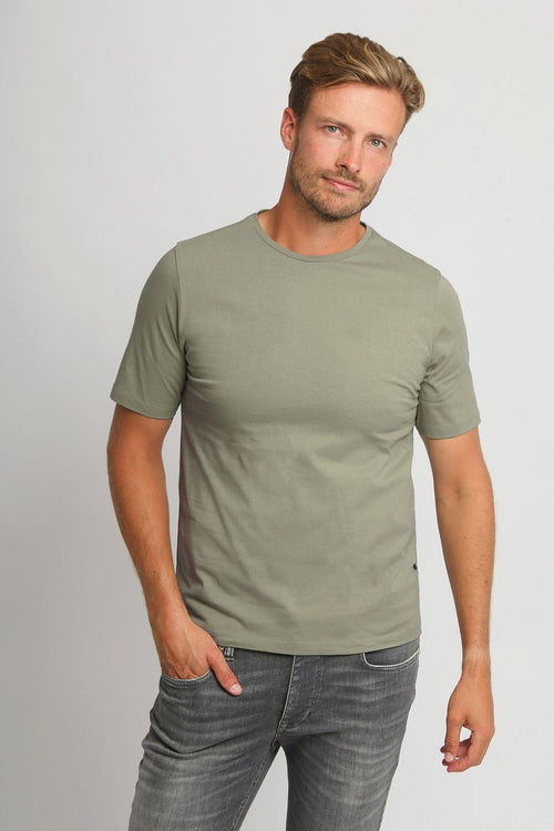 Respect t-shirt Jim groen
