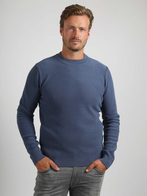 Respect mamase pullover mid blauw