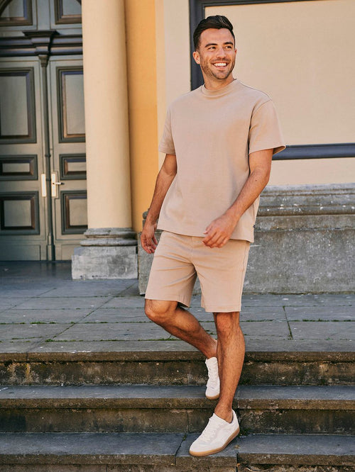 Rink t-shirt heavy jersey taupe