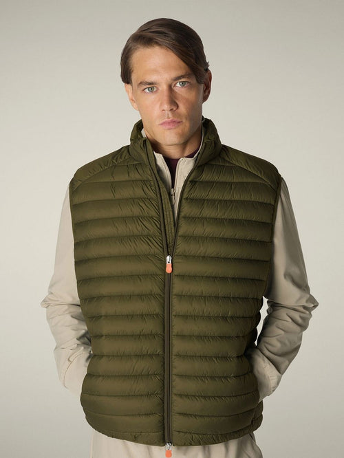 Bodywarmer adam olijfgroen