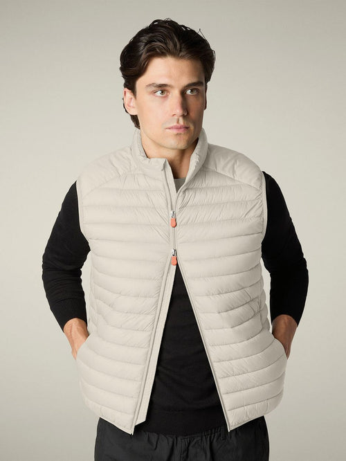 Bodywarmer adam lichtbeige