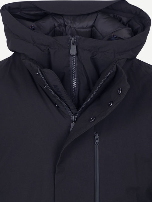 Jas sesle hood donkerblauw