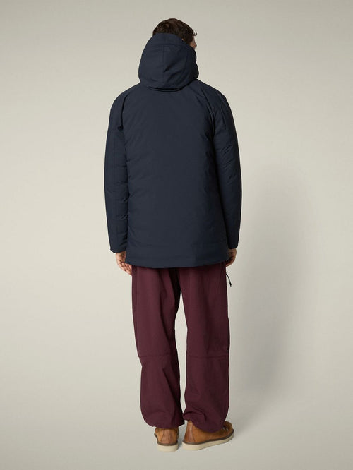 Jas sesle hood donkerblauw