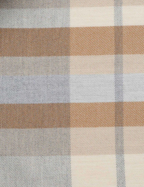 Sjaal softfeel ruiten beige