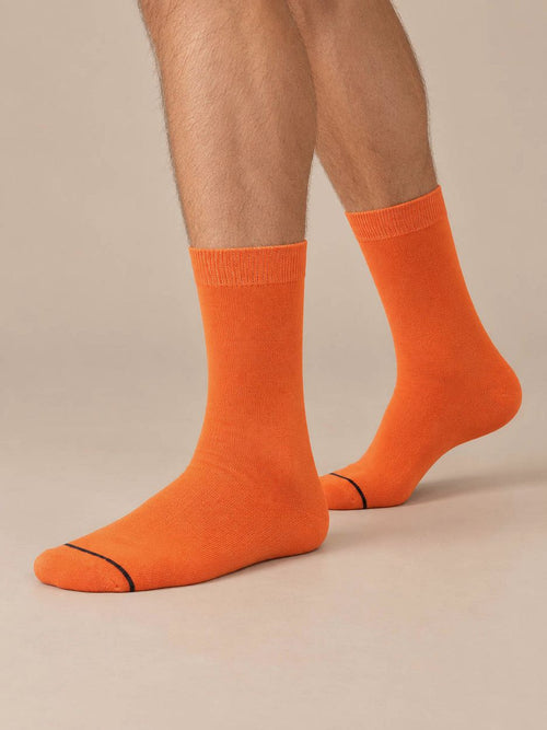 Sokken bio oranje