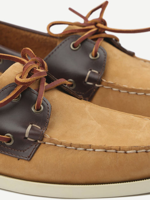 Sebago bootschoenen docksides portland beige bruin