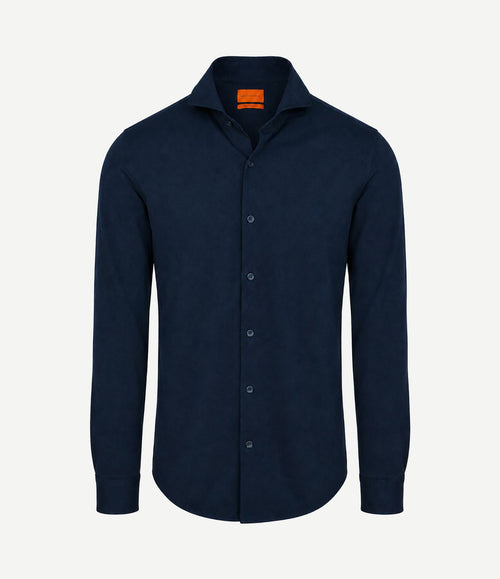 Sorona overhemd dark donkerblauw