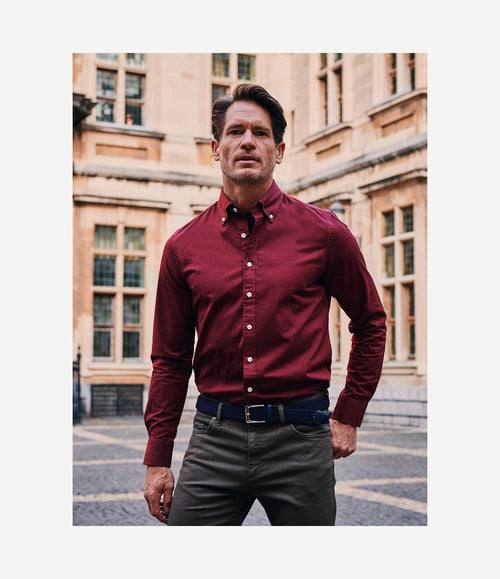 The tommy overhemd pomegranate