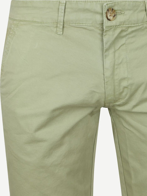 Suitable berry short groen | Slim-fit