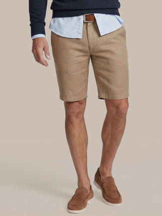 Milwau short linen sand
