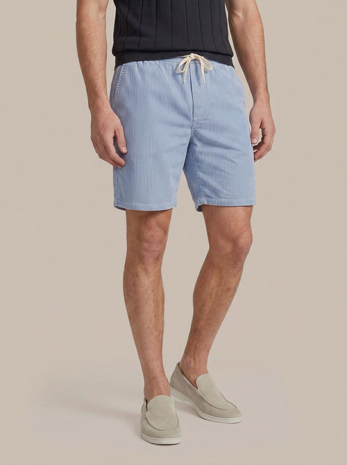 Detroit cord short blauw