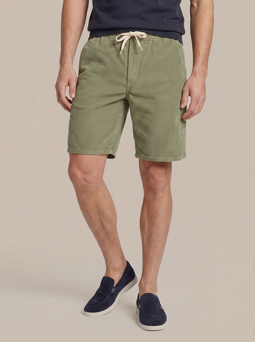 Detroit cord short groen