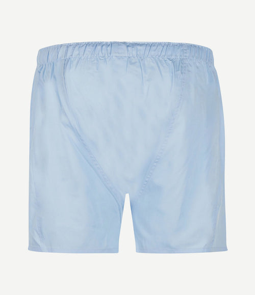 Boxershort solid poplin lichtblauw