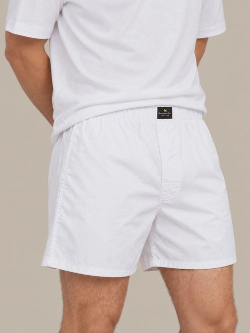 Boxershort poplin wit
