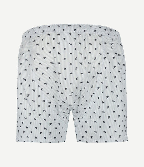 Boxershort print lichtblauw