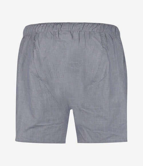 Boxershort print donkerblauw