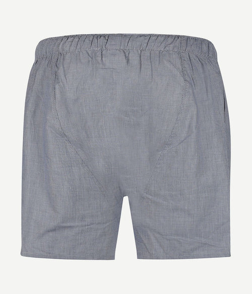 Boxershort print donkerblauw