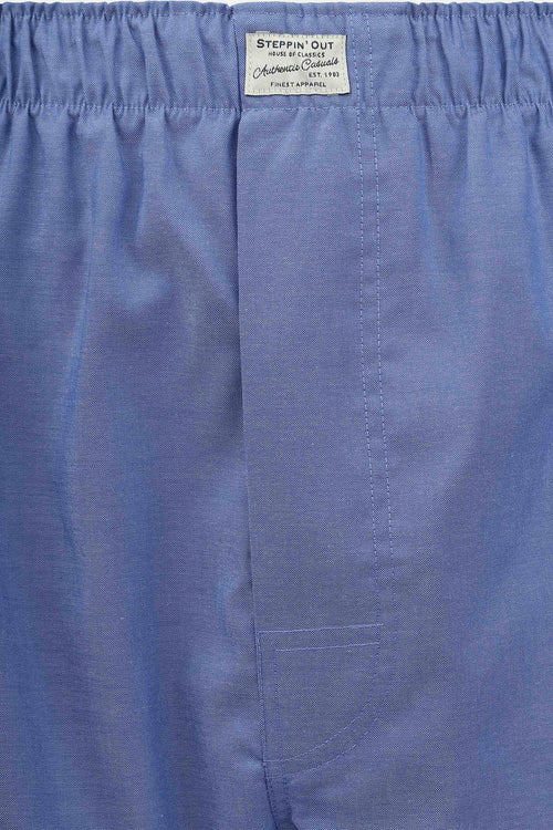 Boxershort Oxford blauw