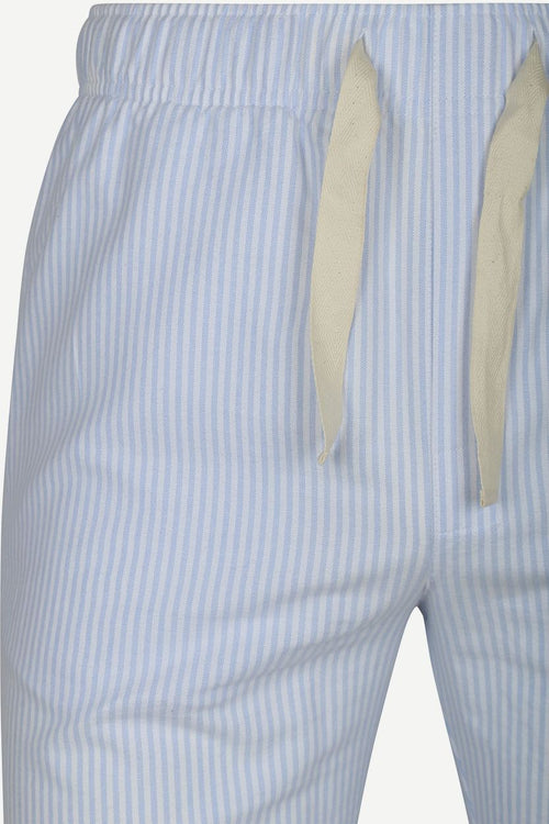 Loungebroek streep lichtblauw