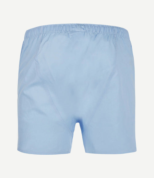 Boxershort poplin blauw